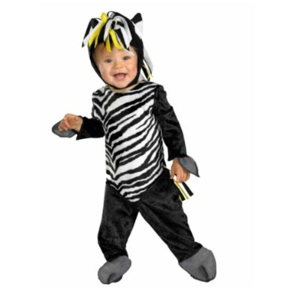 NEW Baby Halloween Costume Sze 0-6 Months Zany Zebra infant